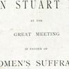 Women's Suffrage book cover