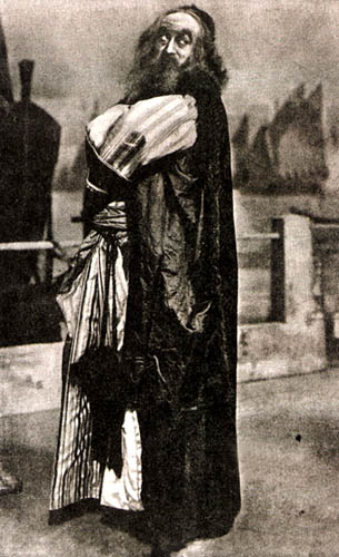 Image of Adler as Shylock