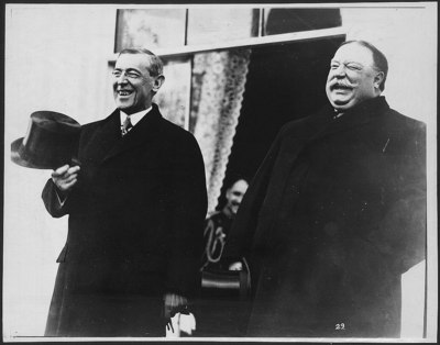 President-Elect Woodrow Wilson and President William Howard Taft
