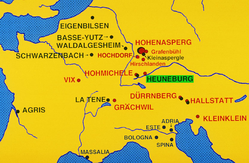 map of Heuneberg