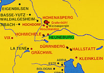 The Heuneberg localized on map