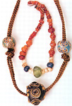 Glass and Amber Beads