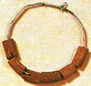 Bronze Bracelet with Amber Beads
