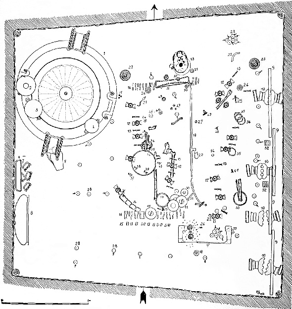 Plan of tomb