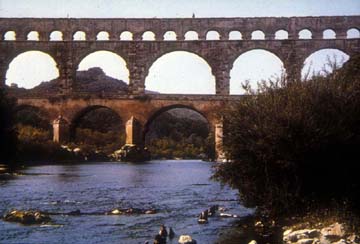 Vestige of Roman Aqueduct, le Pont du Gard