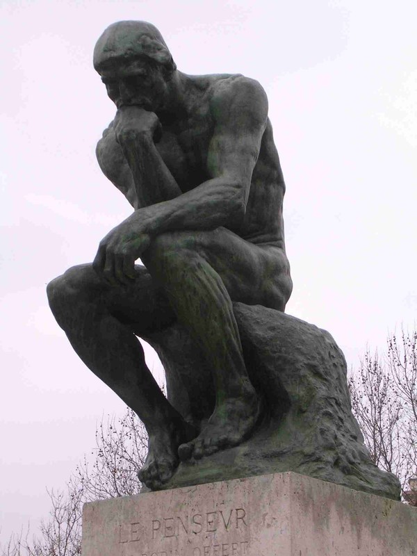 Le Penseur (The Thinker), par Auguste Rodin
