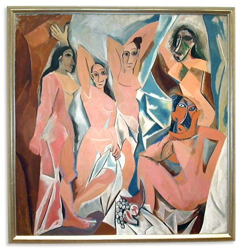 Les demoiselles d'Avignon, par Pablo Picasso