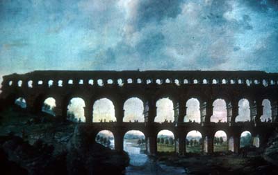 18th century painting of the aqueduct