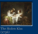 Link To A Big Image Of The Painting The Stolen Kiss