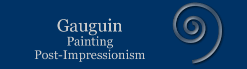 This is the section about the Post-Impressionist painter Gauguin