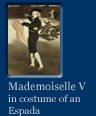 Link To A Big Image Of The Painting Madeomoiselle V in costume of an Espada