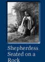 Link To A Big Image Of The Painting Shepherdess Seated On A Rock