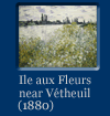 Link To A Big Image Of The Painting Ile aux Fleurs near Vetheuil
