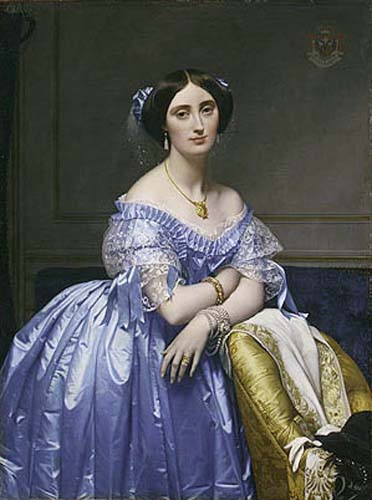 Image Of The Painting Princesse De Broglie By Ingres