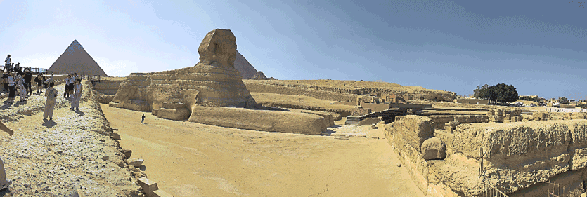 Giza Pyramids and Sphinx