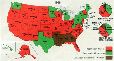 1968 Election Map