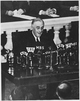 President Franklin D. Roosevelt Delivers "Day of Infamy" Speech, Dec. 8, 1941 (9:47)