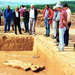 Statue in situ