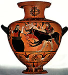 Black figure hydria, ca, 530-525, Painter of the Caeretan Hydriai