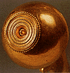 Detail of globe fnial, underside