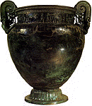 Bronze krater.