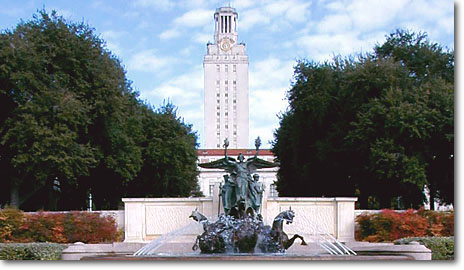 UT south mall fountain