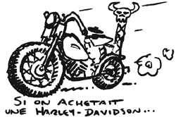 si on achetait une harley-davidson ...