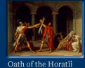 Link To Big Image Of The Painting Oath Of The Horatii