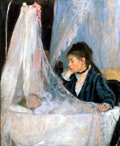 Image Of The Painting The Cradle By Morisot
