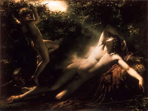 Image Of The Painting Endymion By Girodet