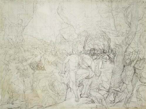 Image Of Leonidas At Thermopylae By David