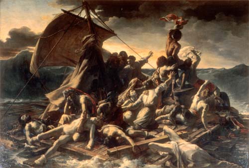 Image Of The Painting Raft Of The Medusa By Gericault