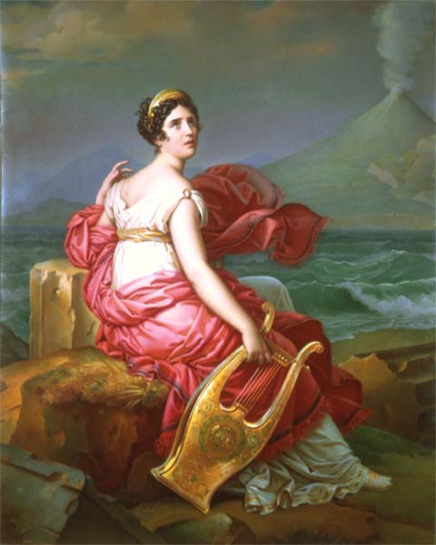 Image Of The Painting Corinne At Cap Misene By Gerard