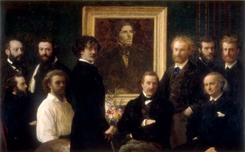 Image Of The Painting Coin de Table by Fantin-Latour